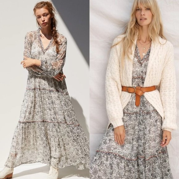 Anthropologie Dresses & Skirts - Anthropologie Boho Romilly Tiered Maxi Dress NWT